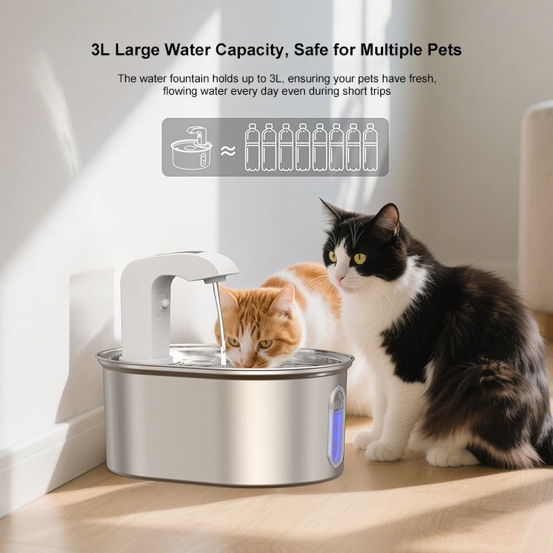 3L large capacity safe for multiple pets