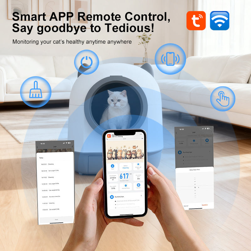 Smart APP remote control litter box