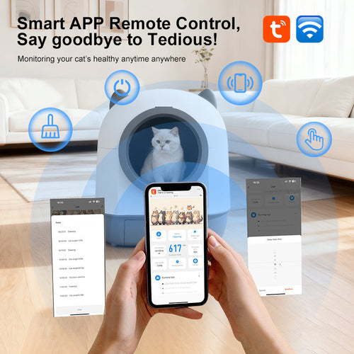 Smart APP remote control litter box