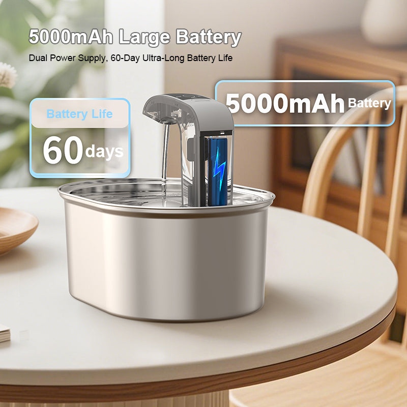 5000mAh 60-day battery life