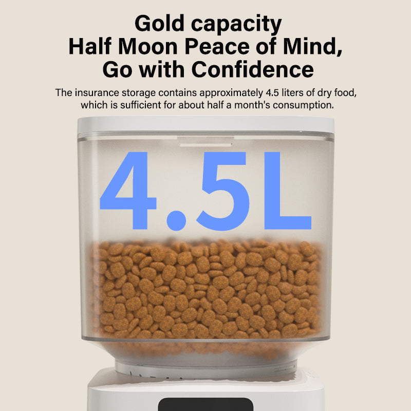 Magic Cube feeder precision timing stainless bowl