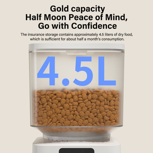 Magic Cube feeder precision timing stainless bowl
